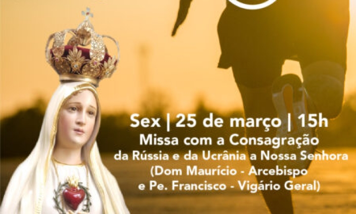 Dom Maurício preside missa pela consagração da Rússia e da Ucrânia