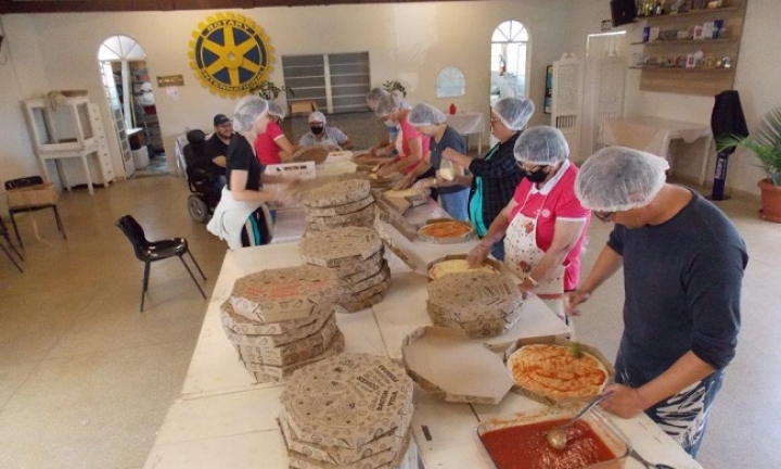 Casa da Amizade e Rotary Club de Avaré realizam sua 1ª Pizza em prol do GAADC