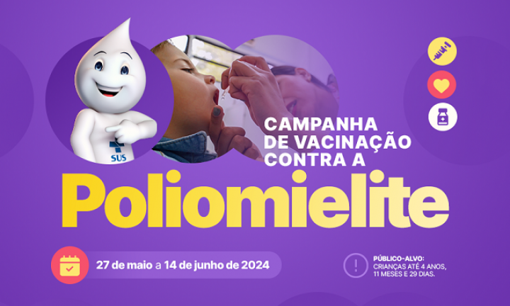 Avaré promove campanha de vacinação contra a poliomielite