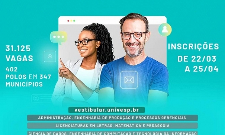 Universidade Virtual abre inscrição para Vestibular 2022