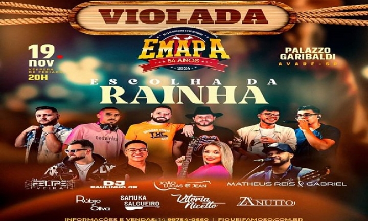 Concurso Rainha da EMAPA acontece no dia 19 com ampla programação musical