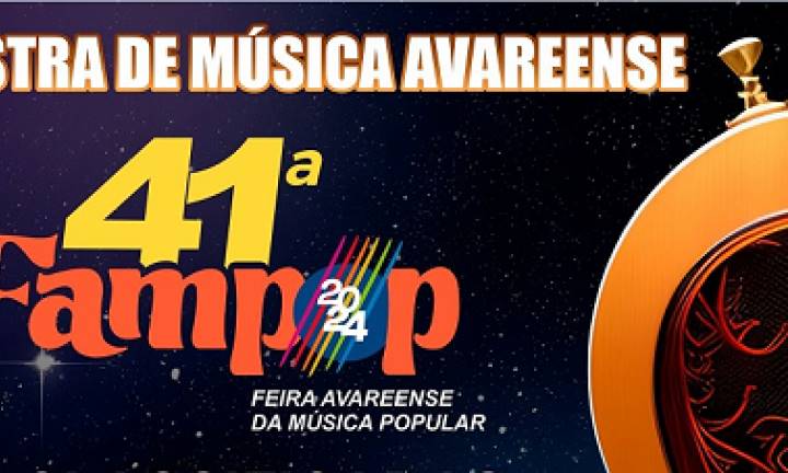 Organização divulga os artistas selecionados para a 41ª Fampop