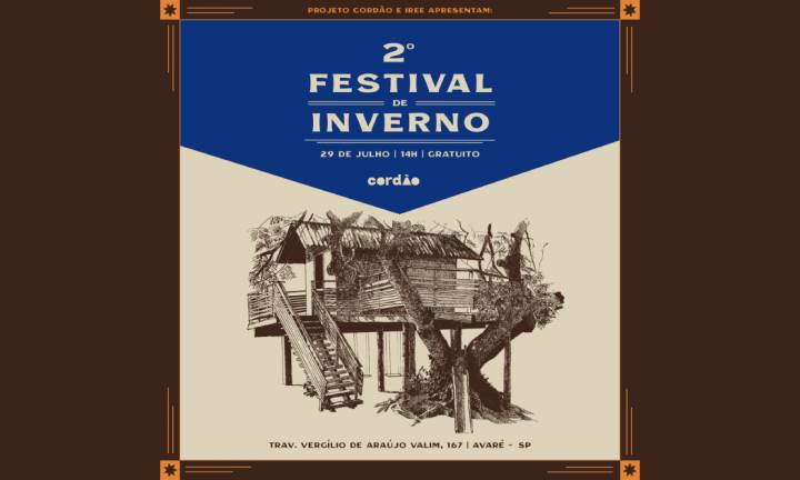 Avaré terá o 2º Festival de Inverno no próximo dia 29 de julho