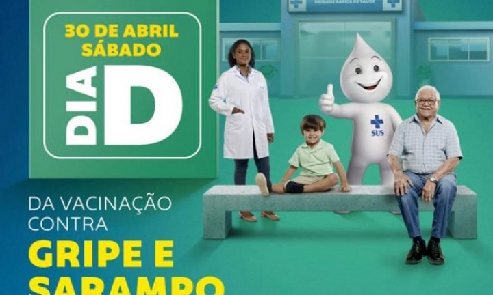 Avaré promove neste sábado o Dia D de vacinação contra Sarampo e Gripe