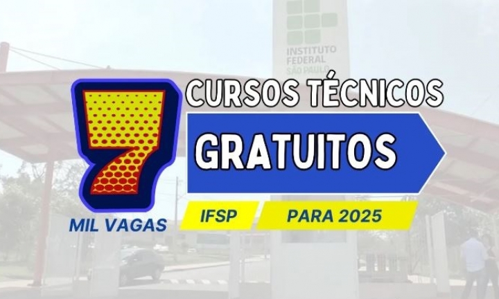 IFSP de Avaré está com inscrições abertas para 160 vagas em cursos técnicos