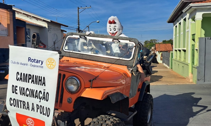 Rotary Club realiza campanha de combate à poliomielite em Avaré 