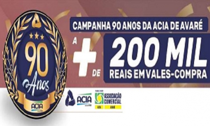 ACIA promoveu o primeiro sorteio de vales-compras da Campanha dos 90 anos