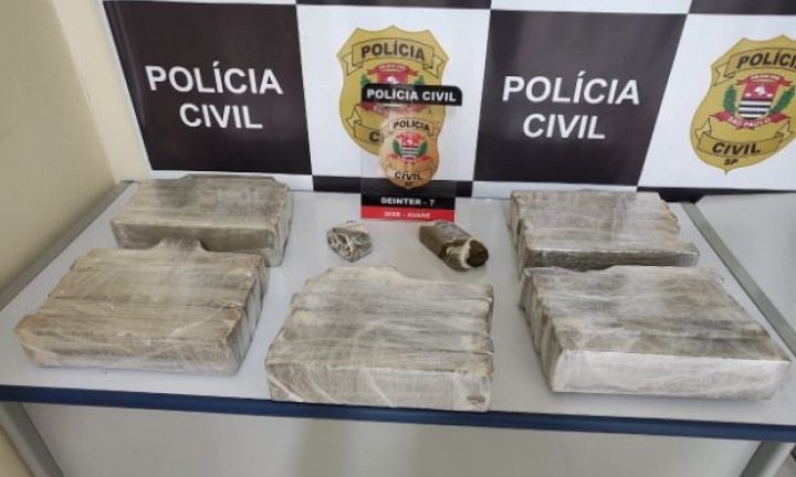 Polícia Civil prende dois homens e apreende 25 Kg de maconha em operação