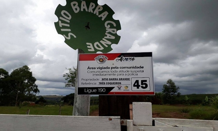 Com Projeto Campo Seguro, Avaré diminui furtos e roubos na zona rural 