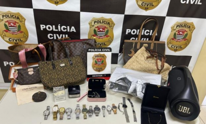 Polícia prende membros de grupo especializado em furtar casas de alto padrão em Avaré