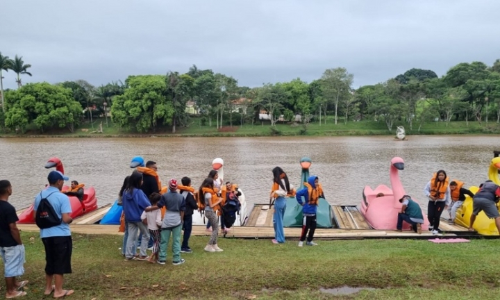 Dia das Crianças no Horto Florestal arrecada 137 quilos de alimentos