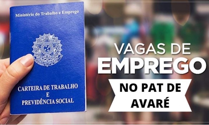 Posto de Atendimento ao Trabalhador dispõe de quase 40 vagas de emprego