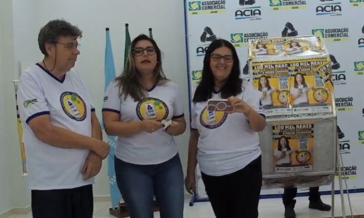 ACIA realiza o segundo sorteio da campanha R$ 100 mil em Vales-Compras