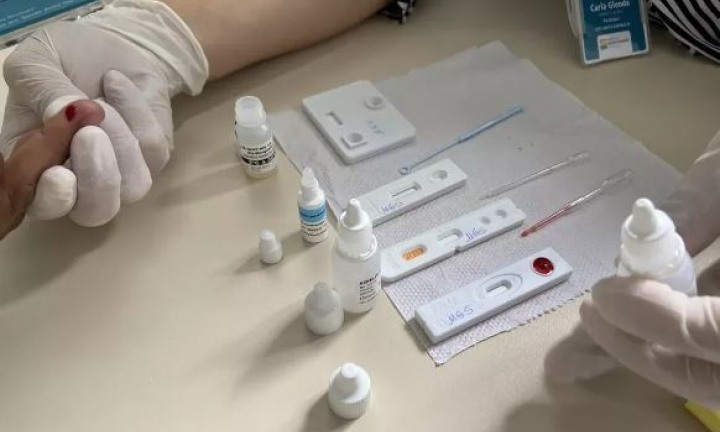 Unidades de saúde oferecem teste gratuito de HIV, sífilis e hepatite viral