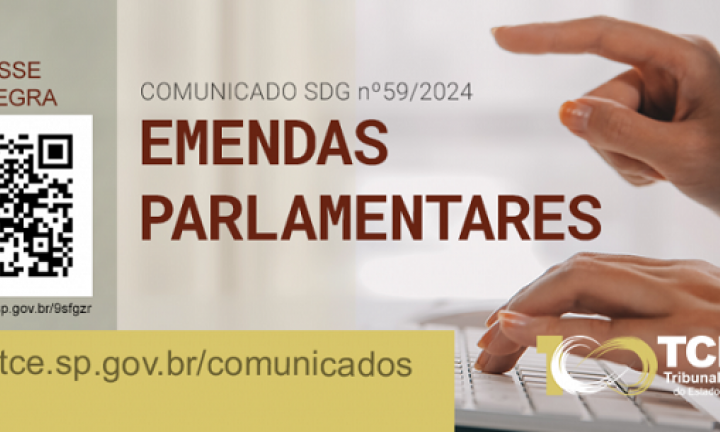 Prefeituras tem 10 dias para informar sobre recursos de emendas parlamentares