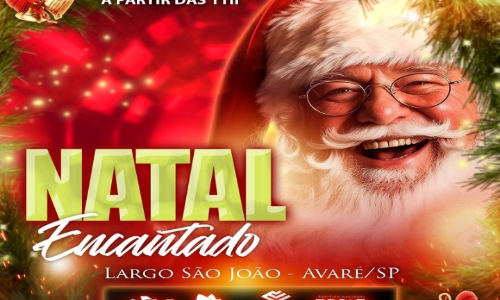 Papai Noel de tirolesa é uma das atrações do 3º Natal Cultural de Avaré