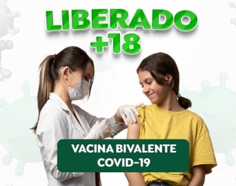 Vacina bivalente é liberada para público a partir de 18 anos em Avaré