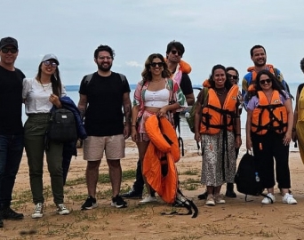 Projeto leva influenciadores para conhecer a represa de Avaré