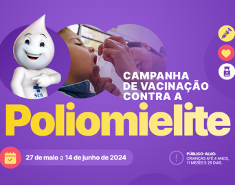 Avaré promove campanha de vacinação contra a poliomielite