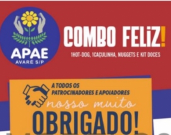 APAE de Avaré comemora sucesso da campanha Combo Feliz!