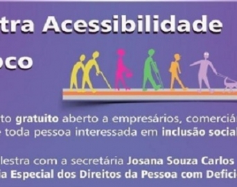 Palestra gratuita sobre acessibilidade acontece nesta terça-feira (28) na ACIA