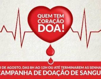 Nesta sexta Eduvale faz campanha de doação de sangue