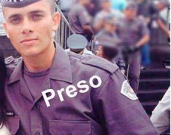 Preso policial militar acusado de agressão em Santana de Itararé-PR