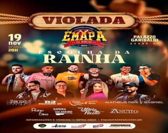 Concurso Rainha da EMAPA acontece no dia 19 com ampla programação musical