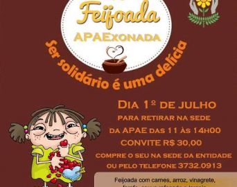 Neste sábado acontece a 10ª Feijoada APAExonada