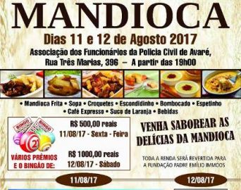 3ª Festa da Mandioca acontece no Clube da Polícia Civil