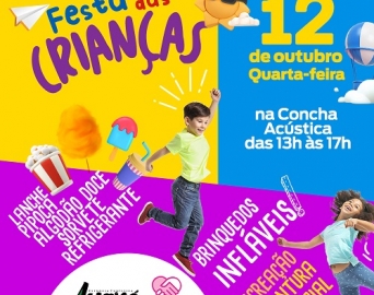 Festa das Crianças leva muita diversão à Concha Acústica no dia 12