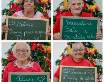 Assistidos do Asilo RAFA pedem presentes de Natal