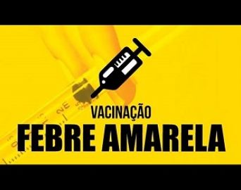 Vacinação contra a Febre Amarela vai até 12 de julho