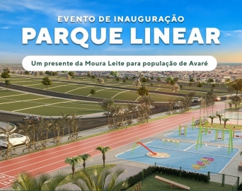 Parque Linear da Moura Leite será inaugurado no próximo dia 19 de agosto