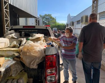 Polícia Civil incinera toneladas de maconha apreendidas na Castello Branco