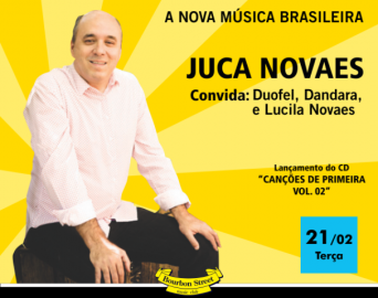 Juca Novaes lança novo álbum no Bourbon Street