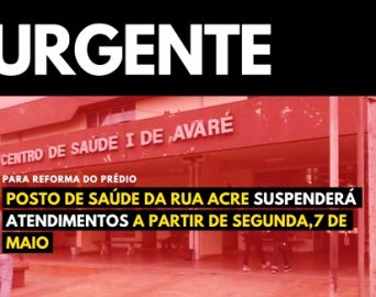 Postão da Rua Acre deixará de atender a partir de segunda