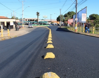 Concluído recapeamento da Avenida Anápolis e da Rua Santos Dumont