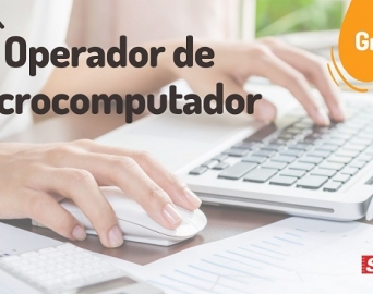 Curso gratuito de Operador de Microcomputador está com inscrições abertas