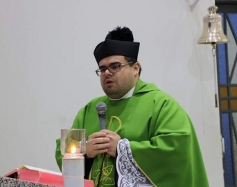 Padre Bruno Oliveira será o novo pároco do Santuário de Nossa Senhora das Dores