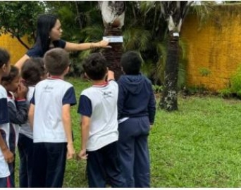 Escola Elizabeth Freitas firma parceria sustentável com curso de Agronomia