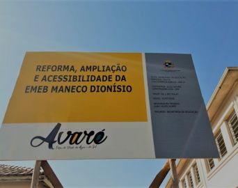 Prefeitura da inicio à reforma da EMEB Maneco Dionísio