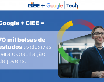 Parceria entre CIEE e Google oferece 70 mil bolsas de estudo gratuitas em áreas de tecnologia