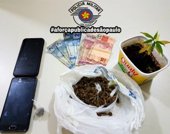 Procurado pela Justiça é preso por tráfico de drogas em Avaré