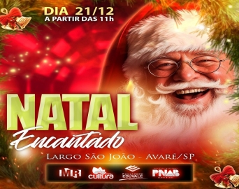 Papai Noel de tirolesa é uma das atrações do 3º Natal Cultural de Avaré