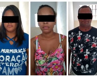 Trio é preso por receptação, tráfico e associação para o tráfico de drogas