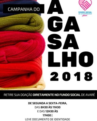 Fundo Social começa a distribuir agasalhos arrecadados